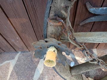 lampadario rustico