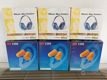 600 tappi auricolari + 3 cuffie antirumore