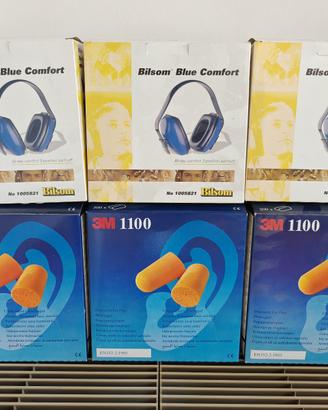 600 tappi auricolari + 3 cuffie antirumore