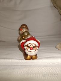 babbo natale thun sugli sci