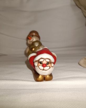 babbo natale thun sugli sci