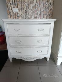 Cassettiera Shabby Chic