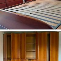 CAMERA DA LETTO IN NOCE COMPLETA