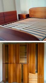 CAMERA DA LETTO IN NOCE COMPLETA