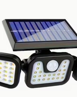 Faretto Solare LED con Sensore di Movimento