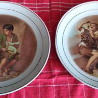 Piatti arredo del pittore Murillo Bartolomè 4 pz