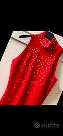 Abito tubino rosso