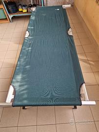 lettino pieghevole alluminio 