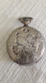 Orologio argento lavorato da sistemare