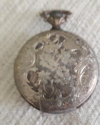 Orologio argento lavorato da sistemare