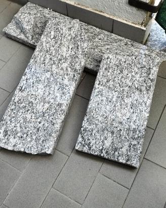 Marmo in 3 pezzi da davanzale rotto