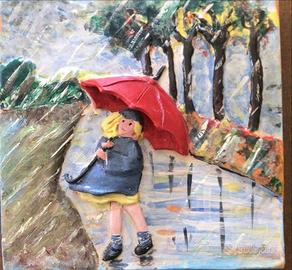 quadretto in ceramica fatto a mano