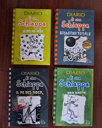 LOTTO 4 libri "Diario di una Schiappa"