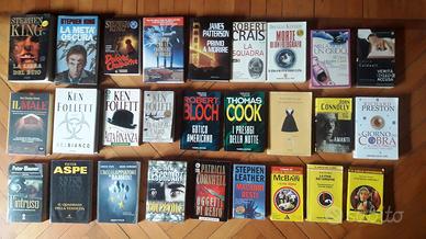 80 libri Gialli - Thriller - Poliziesco in blocco