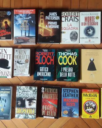 80 libri Gialli - Thriller - Poliziesco in blocco