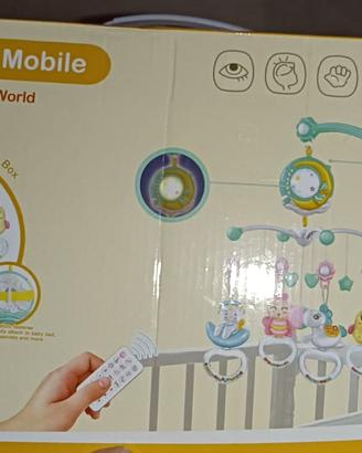 Baby crib mobile. Carillon / giostra lettino, rosa