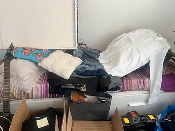 Letto singolo con cassettone porta oggetti