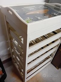 Mobiletto portabottiglie 