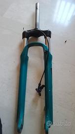 Varie forcelle mtb freni disco + perno passante