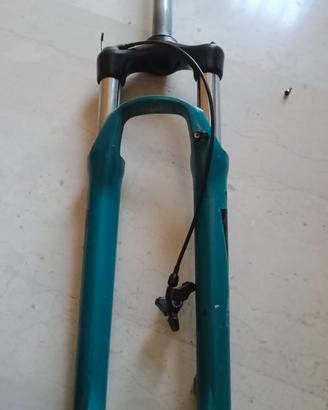 Varie forcelle mtb freni disco + perno passante
