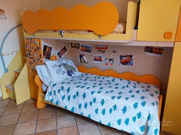 CAMERA DA LETTO BAMBINI RAGAZZI 2 LETTI A CASTELLO