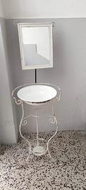 Lavabo vintage ferro shabby chic 
