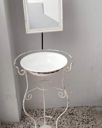 Lavabo vintage ferro shabby chic 