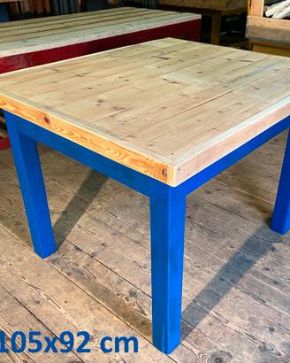 Tavolo da lavoro in legno 120x105x92 cm