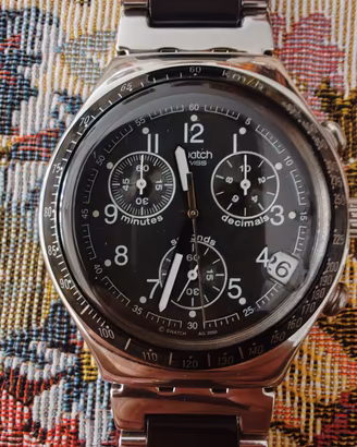 swatch irony cronografo 