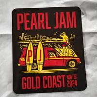 Pearl Jam Gold Coast 2024 Sticker