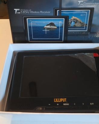 7" FPV MONITOR 5.8GHz ANTENNA PER DRONI
