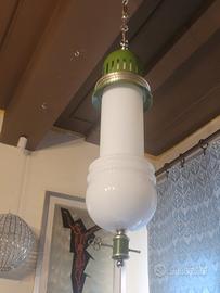Lampada a sospensione anni'70 a semaforo 