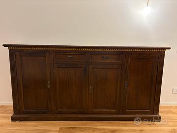 Madia in legno massello stile classico