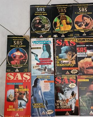Lotto 13 Libri SAS Segretissimo
