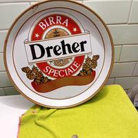 vassoio in latta birra dreher