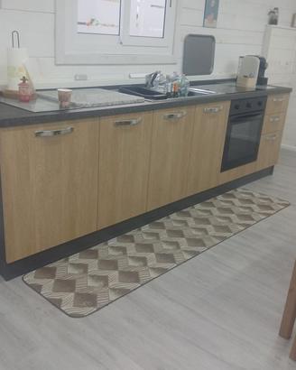 cucina tre metri con piano elettrico pi forno