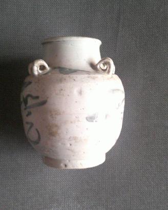 Imitazione vaso etrusco in ceramica