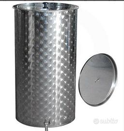 Contenitore Silos 400 acciaio 400 litri