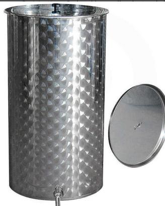 Contenitore Silos 400 acciaio 400 litri