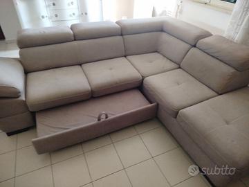 Divano ad L con sceslong