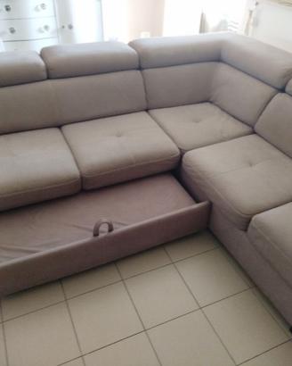 Divano ad L con sceslong