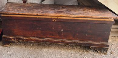 Cassa antica in Legno 165x55xh55