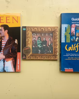 Libri "Queen" e "Guide Rock California"