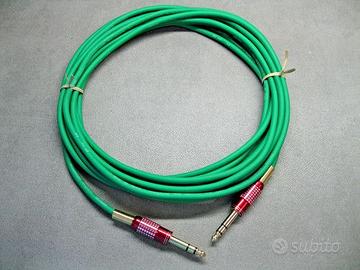 CAVO AUDIO Siliconico 2x6,35mm Jack Stereo 6,0m