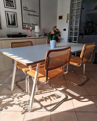 Tavolo Hay Loop Stand bianco