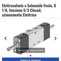 Valvola FESTO per attuazione cilindro pneumatico