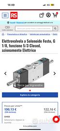Valvola FESTO per attuazione cilindro pneumatico