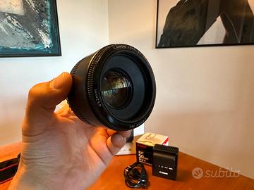 Canon 50 mm 1.8 come nuovo con scatola originale