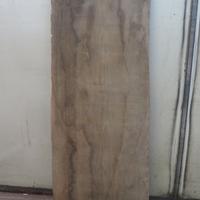 VECCHIA TAVOLA ASSE LEGNO ROVERE L. 125CM