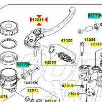 Leva freno ant Kawasaki Ninja ZX-6R 132360103